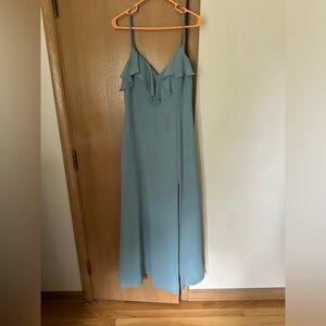 AZAZIE NATALIA
Moody Blue A-Line Chiffon Dress